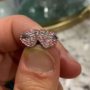 GUC Juicy Couture Pink Stud Heart Posts